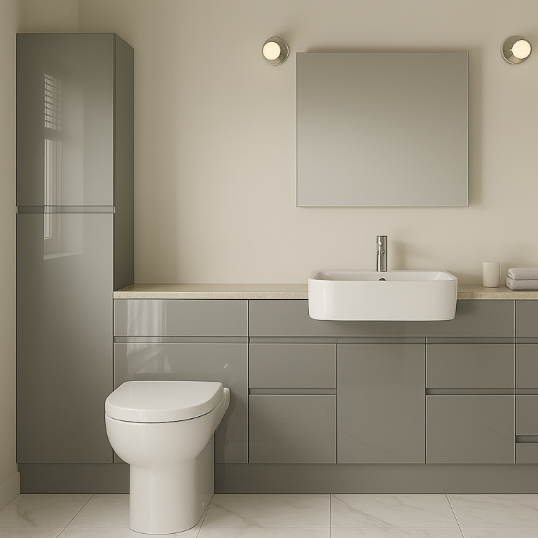 Dust Grey Gloss Bathroon