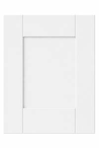 Premium White Supermatt Vinyl Wrapped Door